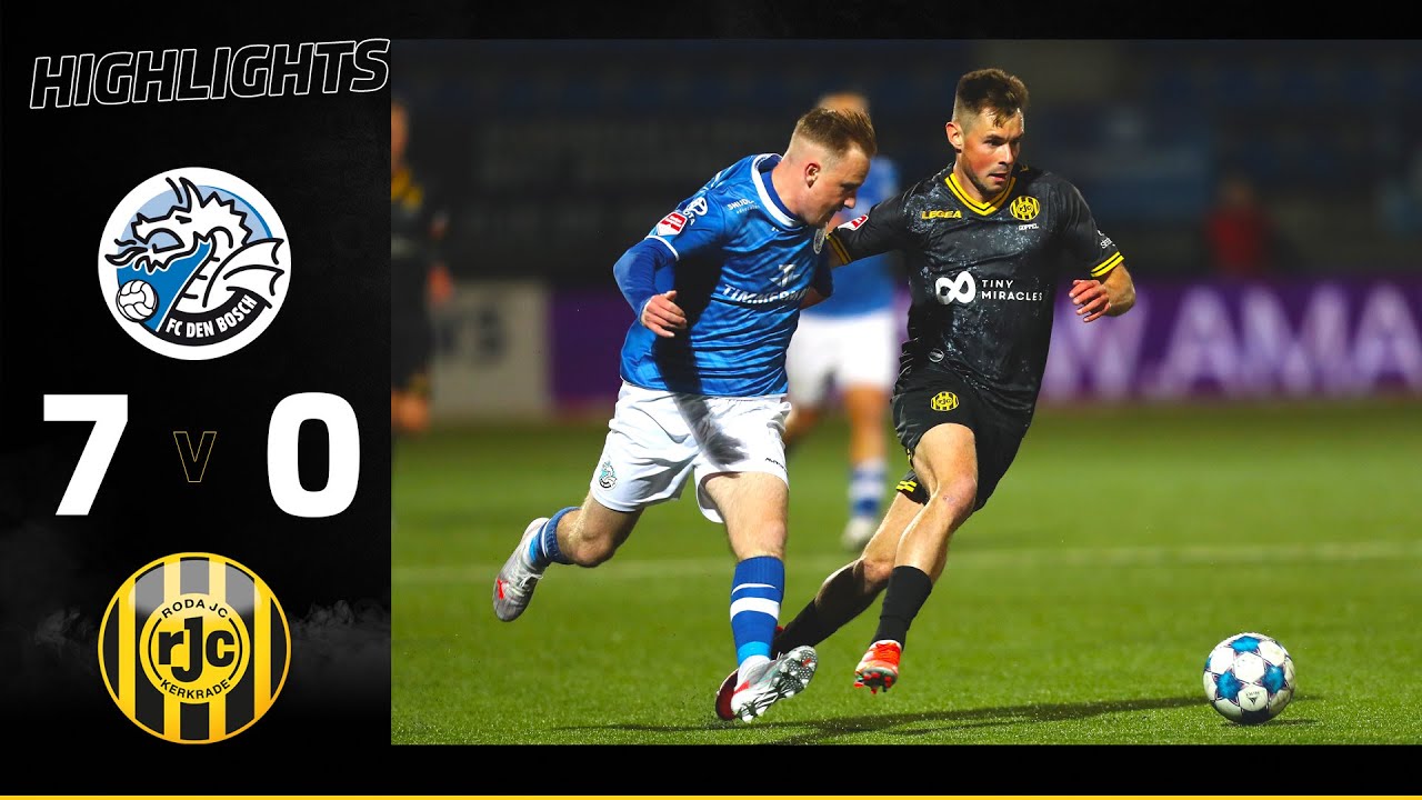 HIGHLIGHTS | FC Den Bosch - Roda JC Kerkrade: 7-0 | 23 april 2021