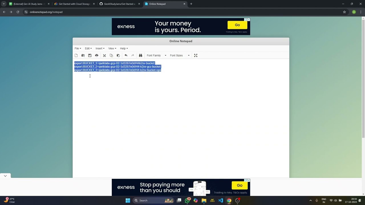 E04: Get Started with Cloud Storage: Challenge Lab || GDG CUIET || GenAI Study Jams