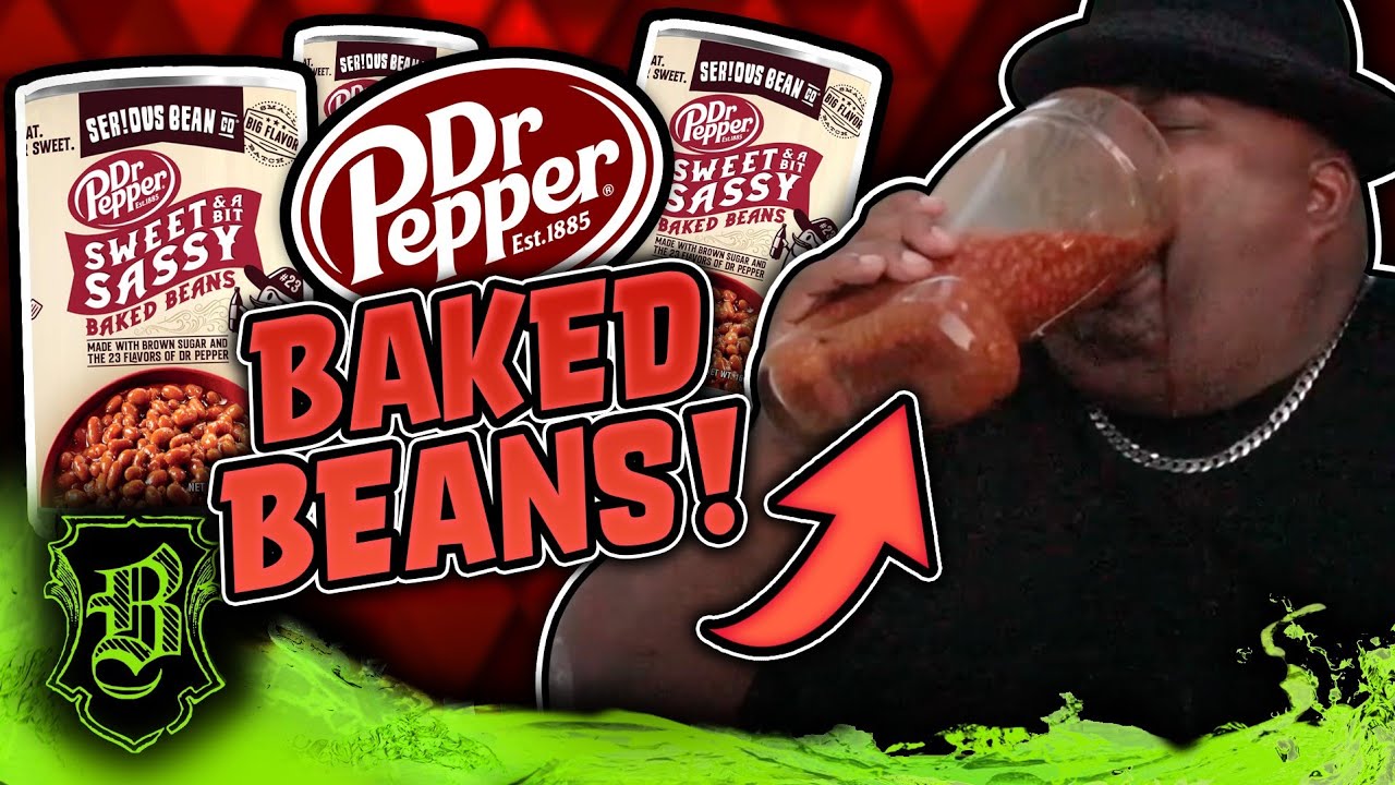 Dr Pepper Baked Bean Chug w/ DABOMB Hot Sauce!