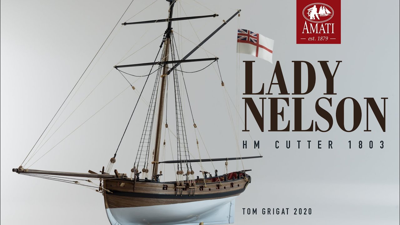 Amati's Lady Nelson built in motion