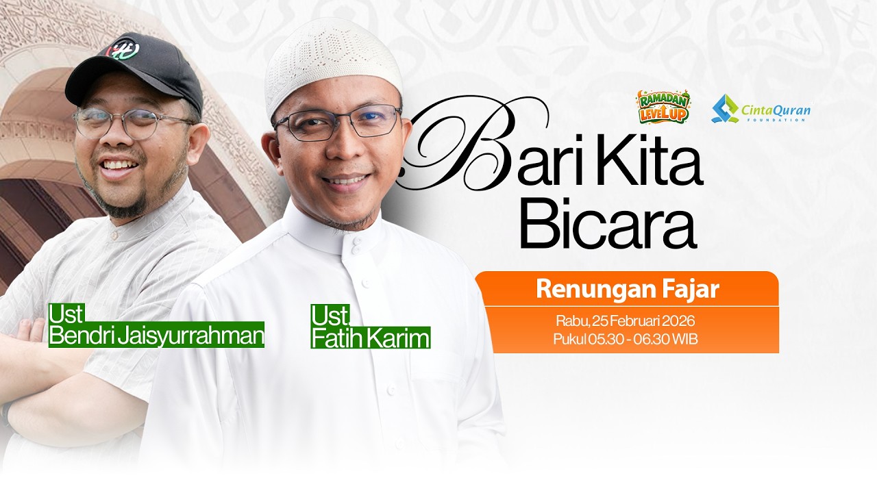 [LIVE] Mari Kita Bicara | Bersama Ust Bendri Jaisyurrahman & Ust. Fatih Karim