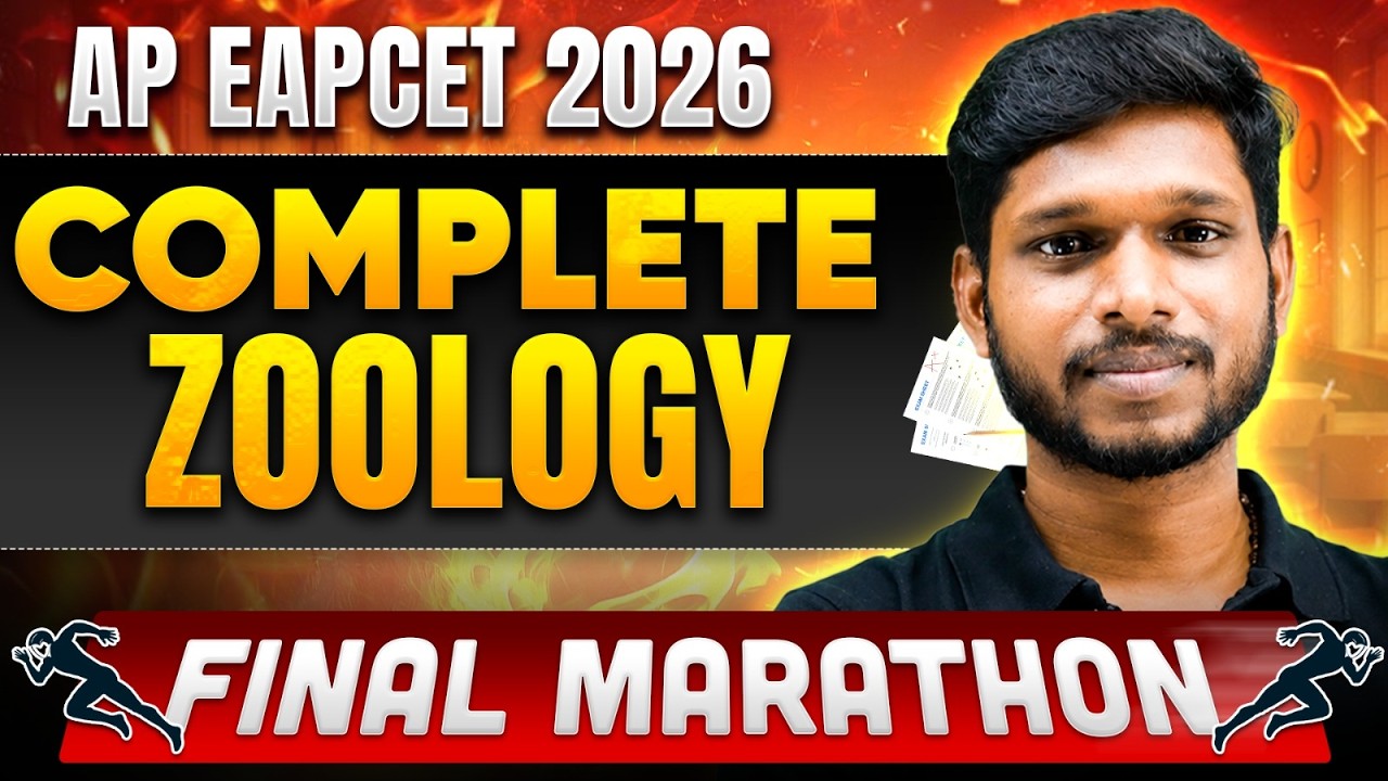 Complete Zoology Final Marathon 🔥 | AP EAPCET 2026 | Target Rank Under 10K
