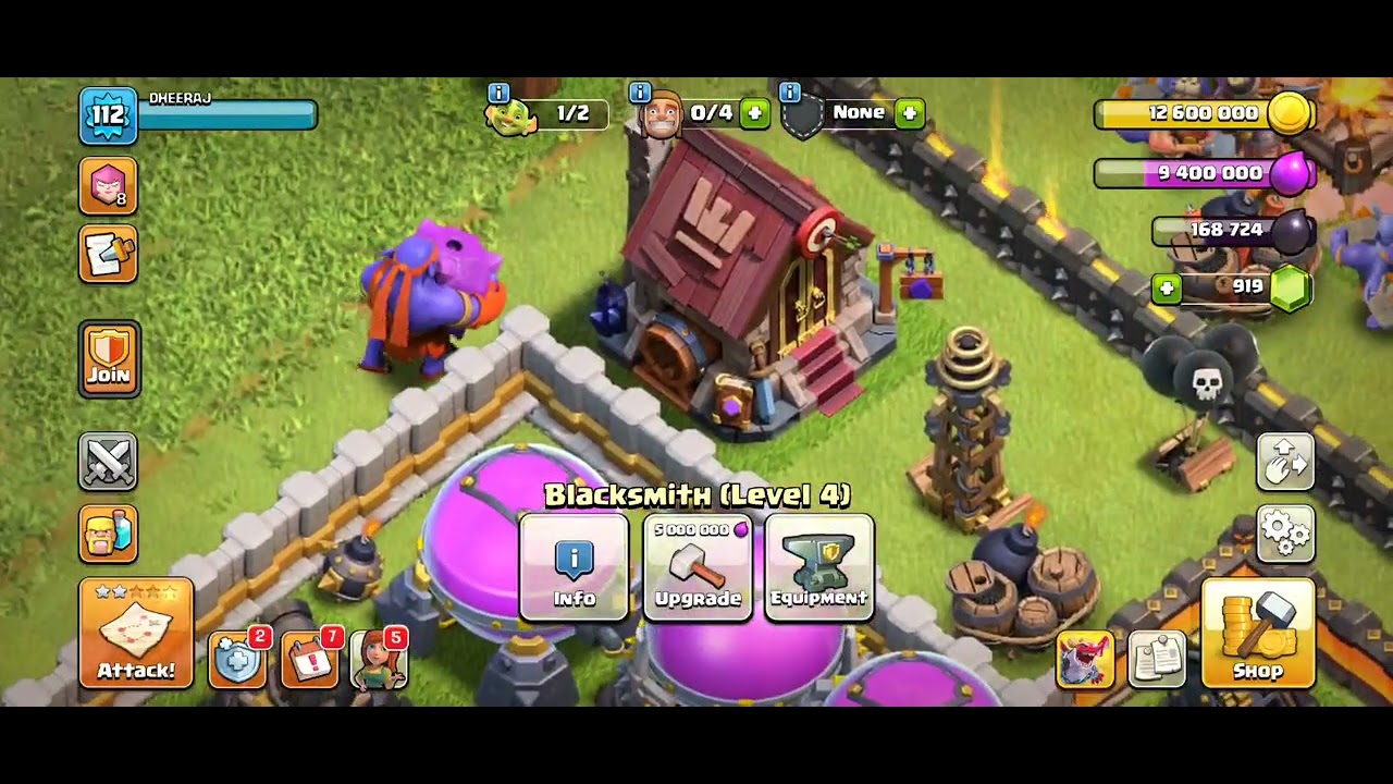 Clasg of clan  | coc.  after so long time again start  😜 