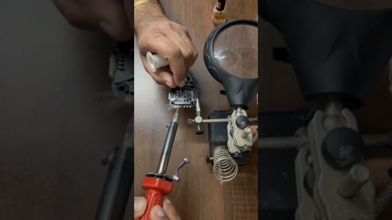 soldering of esc pad # 4in1 esc 