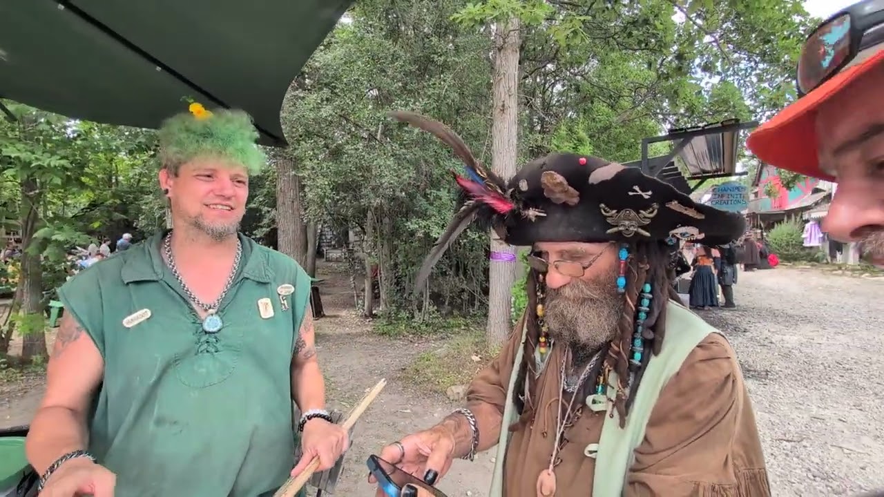 Michigan Renaissance festival 2025 Meeting interesting people throughout the village