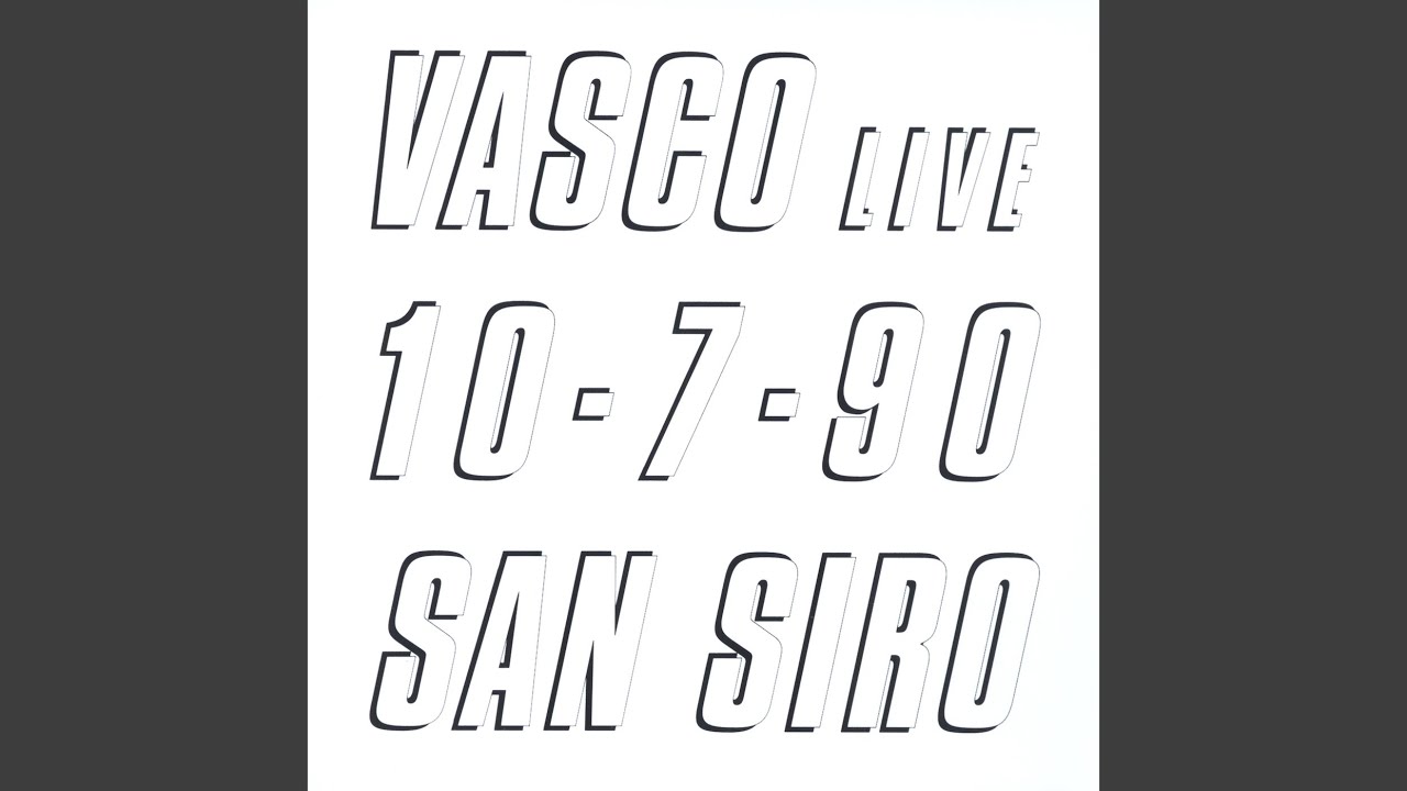 Va Bene, Va Bene Così (Live)