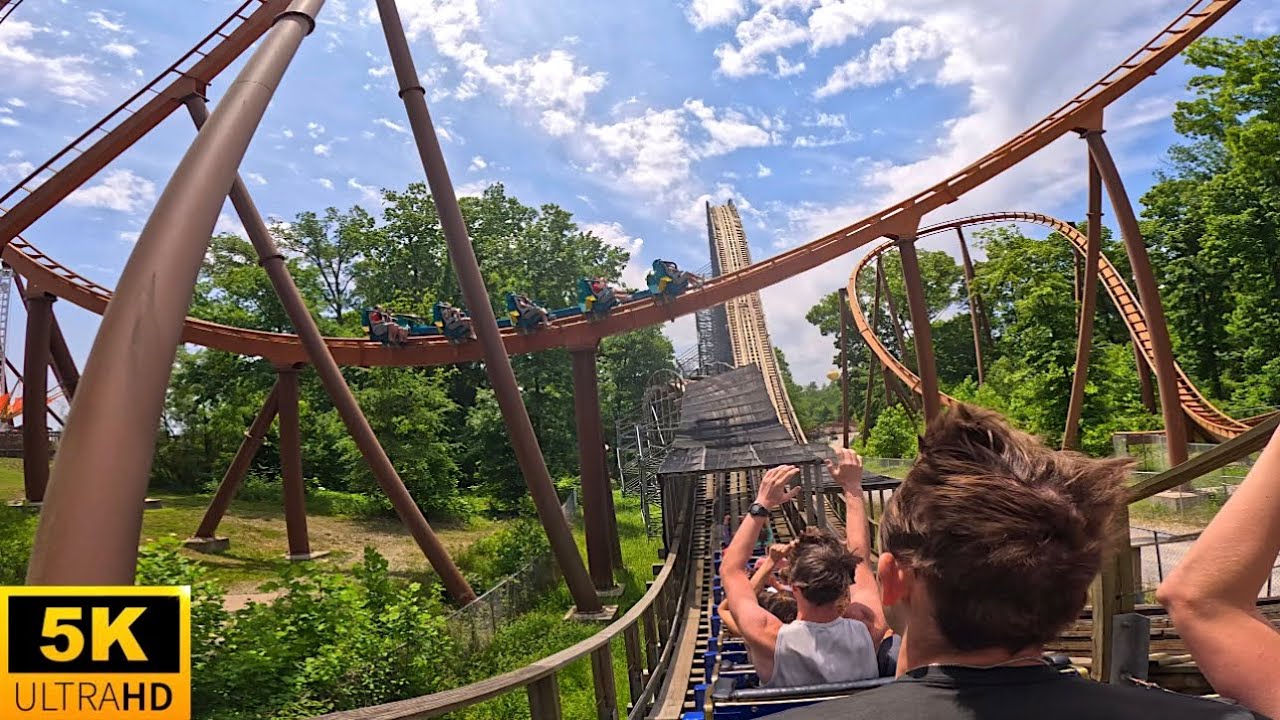 The Voyage POV 5K Back Row (Highest Quality) Holiday World Santa Claus, IN