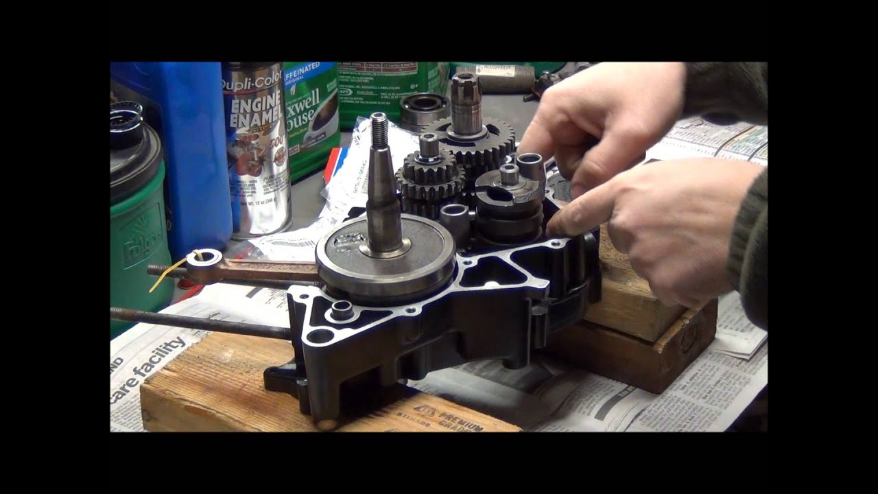 1984 YAMAHA YZ80 RESTORATION PART 3 - 2 STROKE CRANKCASE REASSEMBLY