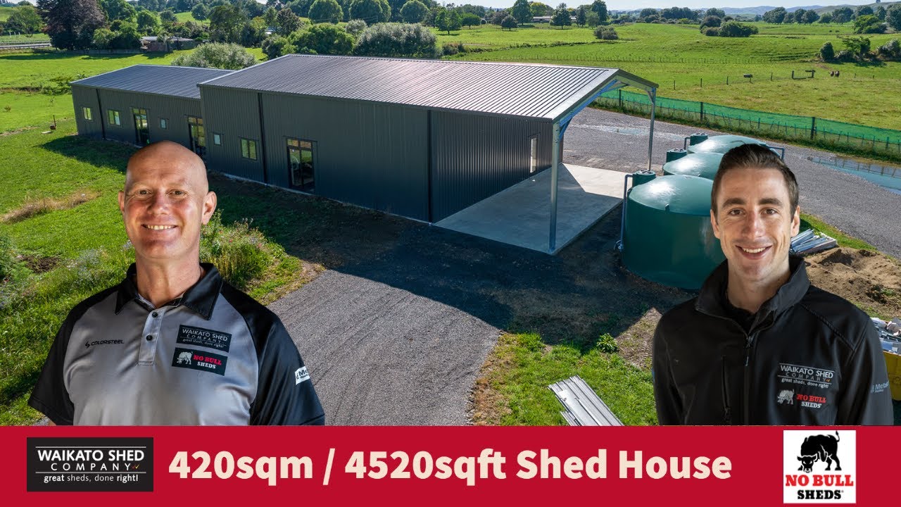 420sqm Modern Barndominium Shed Home | Full Tour
