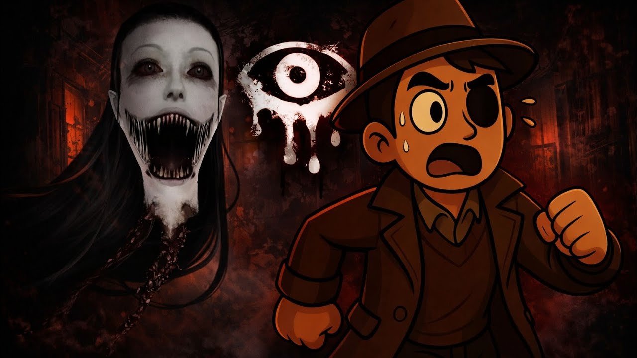 😱 EYES HORROR GAME | ABHIOSCAR WILL ESCAPE FROM THIS HOUNTED HOUSE ?