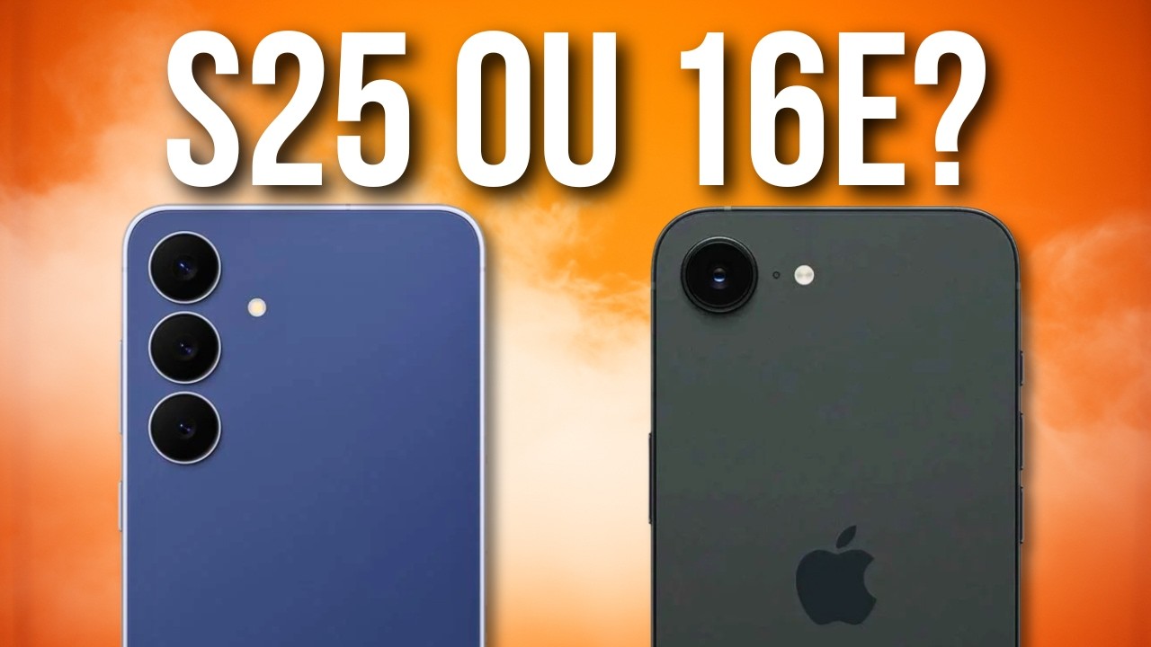Galaxy S25 vs iPhone 16e: Qual VALE MAIS A PENA em 2026? (Review Completo e Comparativo Final)