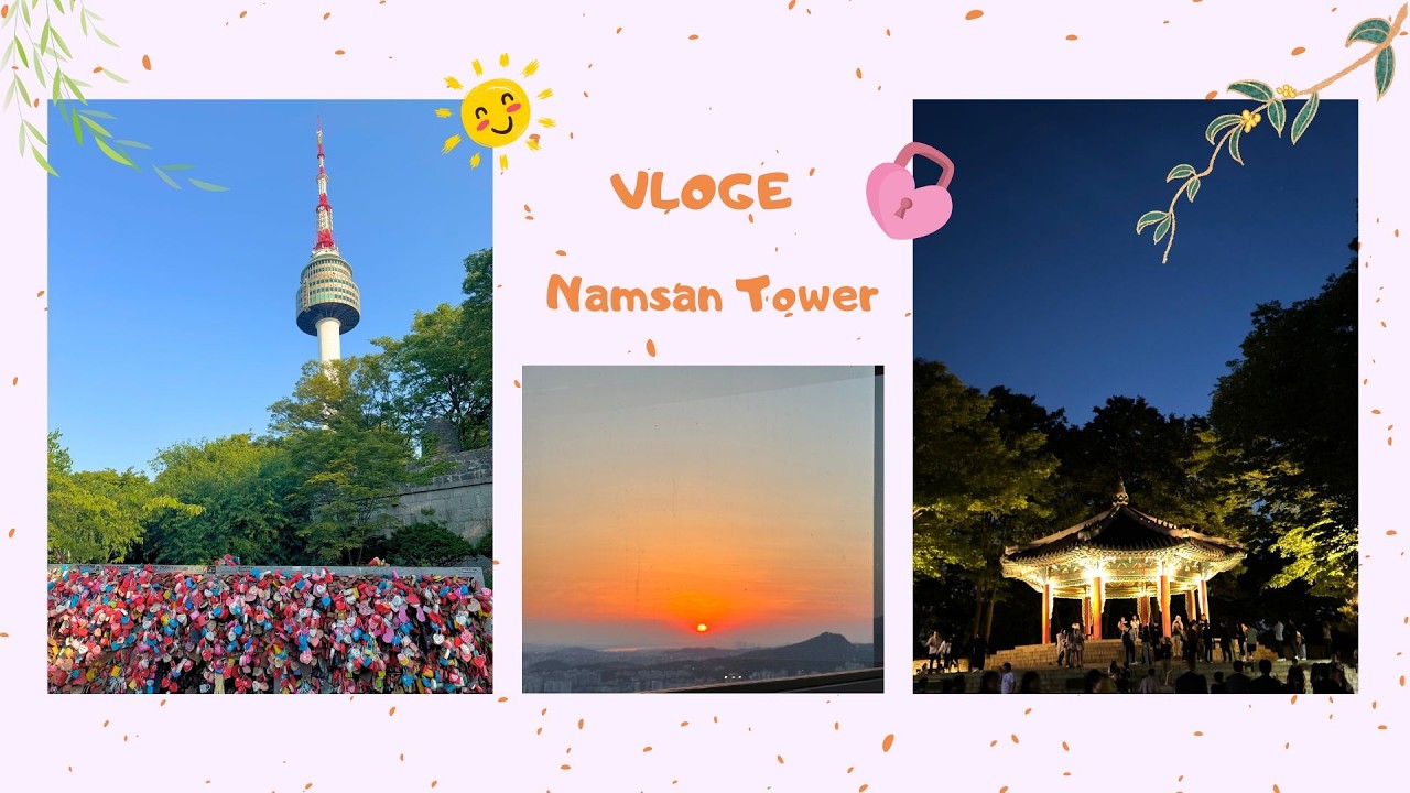 #Namsan  Tower | #Seoul Sunset City View and a Wish