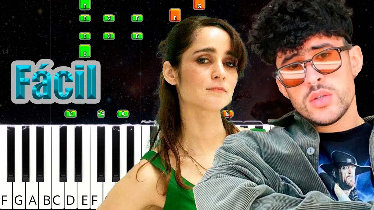 Lo Siento BB - Tainy, Bad Bunny, Julieta Venegas - Piano Fácil Tutorial- Keysynth