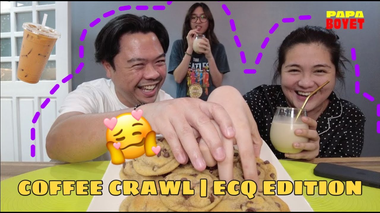 Coffee Crawl Ep.2 with Dimples Romana | ECQ home edition | GIVEAWAY ALERT!!!
