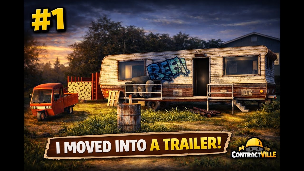 I Moved Into a Trailer to Start My Contracting Business | ContractVille