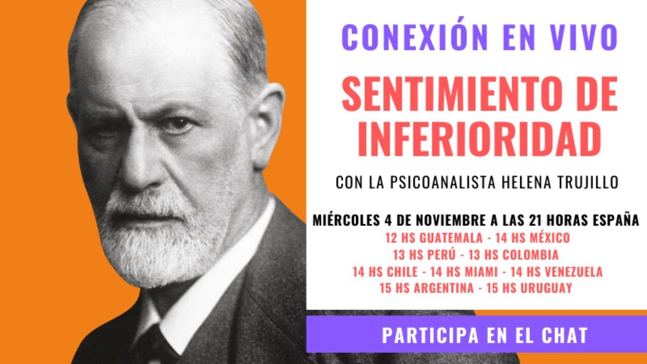 EL SENTIMIENTO DE INFERIORIDAD. DIRECTO CON LA PSICOANALISTA HELENA TRUJILLO