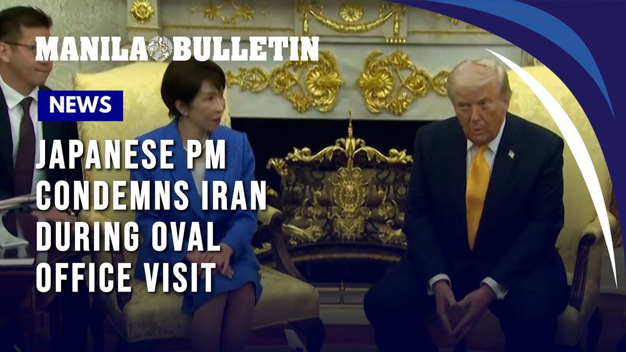 Japanese PM condemns Iran during Oval Office visit