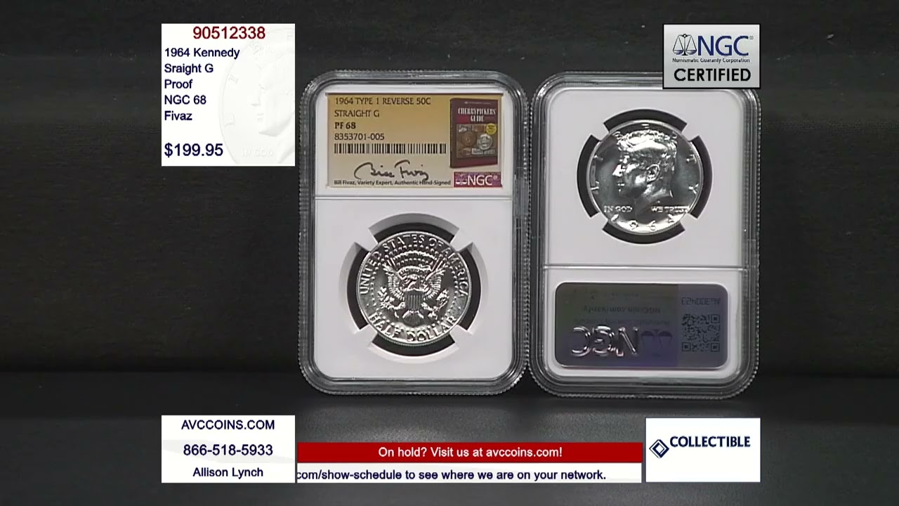 1964 Кеннеди - Прямая G - Пробная копия - NGC 68 - Fivaz
