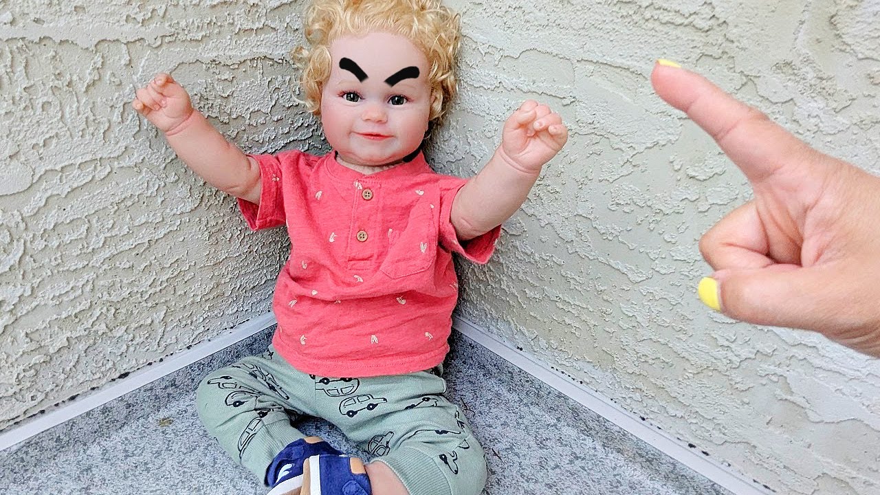 Reborn Baby Boy Getting Time Out Role Play