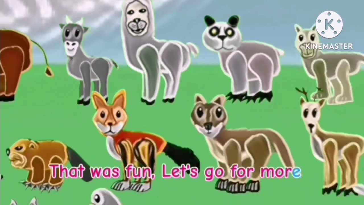 Animal sounds the train credits