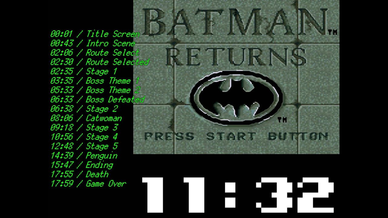 GG Batman Returns Soundtrack