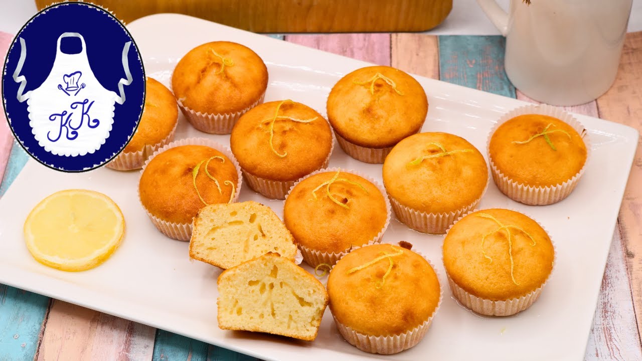 Zitronenmuffins saftig und fluffig schnelles Rezept