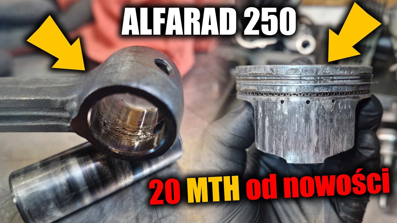 Zatarty Alfarad 250  po 20 MTH od nowości😱