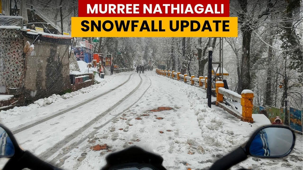 Murree Nathiagali Snowfall update | December 2025 | Murree live today