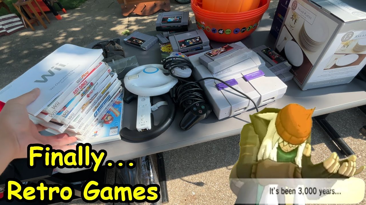 Я ждал, когда найду такие ретро-игры — Garage Sale Pickups