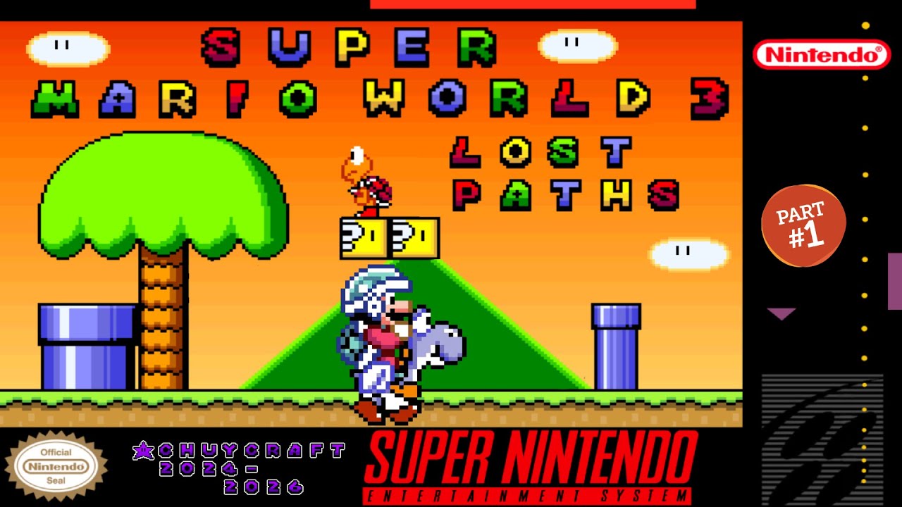 Super Mario World 3: Lost Paths [SNES] SMW Hack (part1)