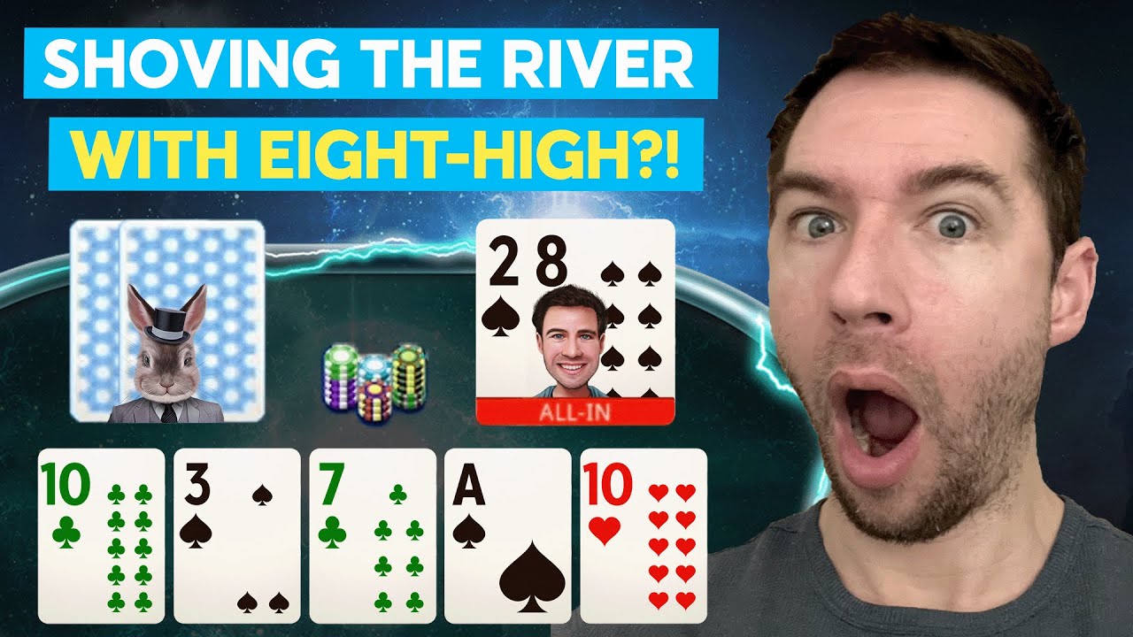 Can This 3-Bet Bluff With Eight-High Get Through?!  | Blast-Off