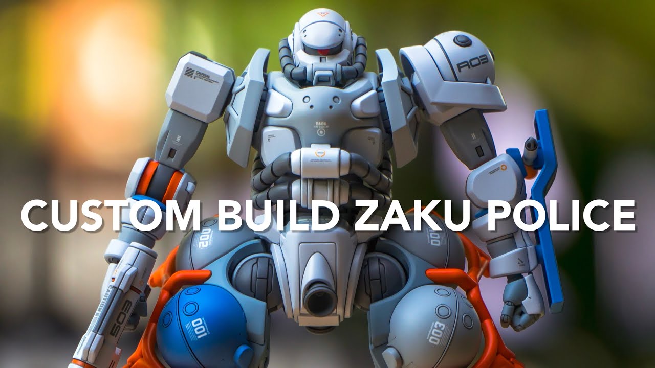 If NASA made a Mobile Suit Gundam. Zaku Police Custom Build!