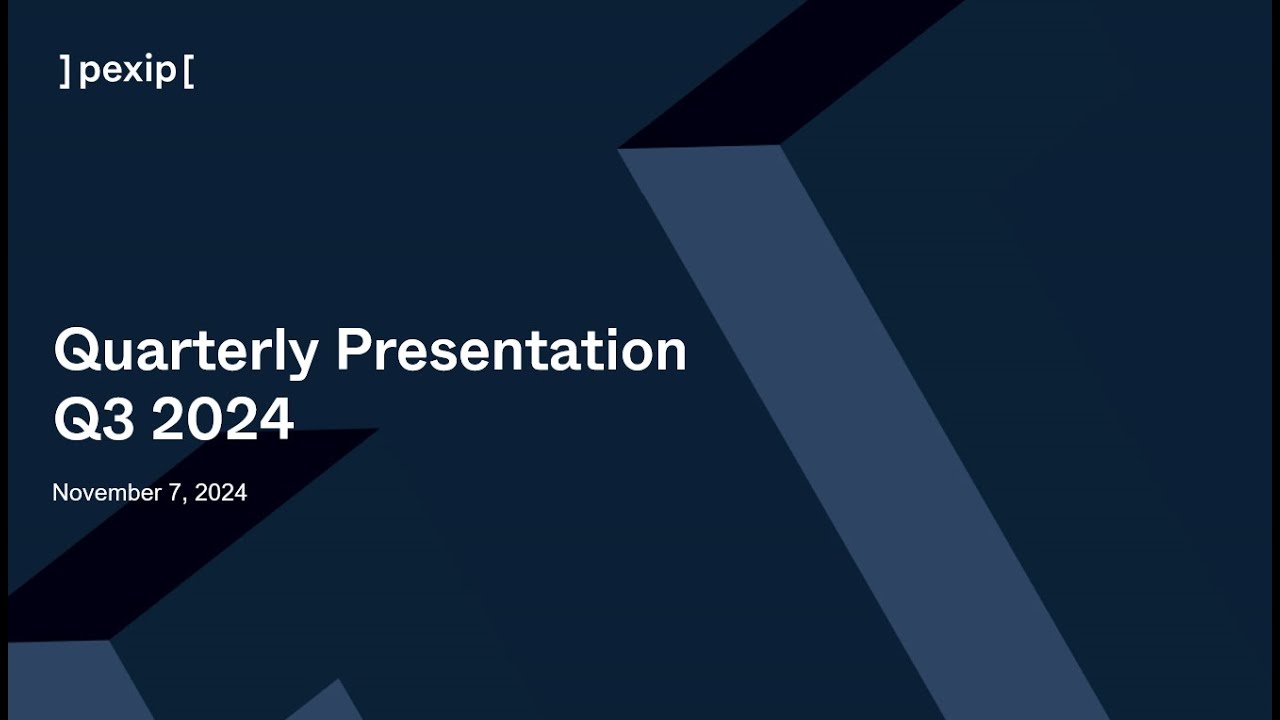 Pexip Q3 2024 presentation