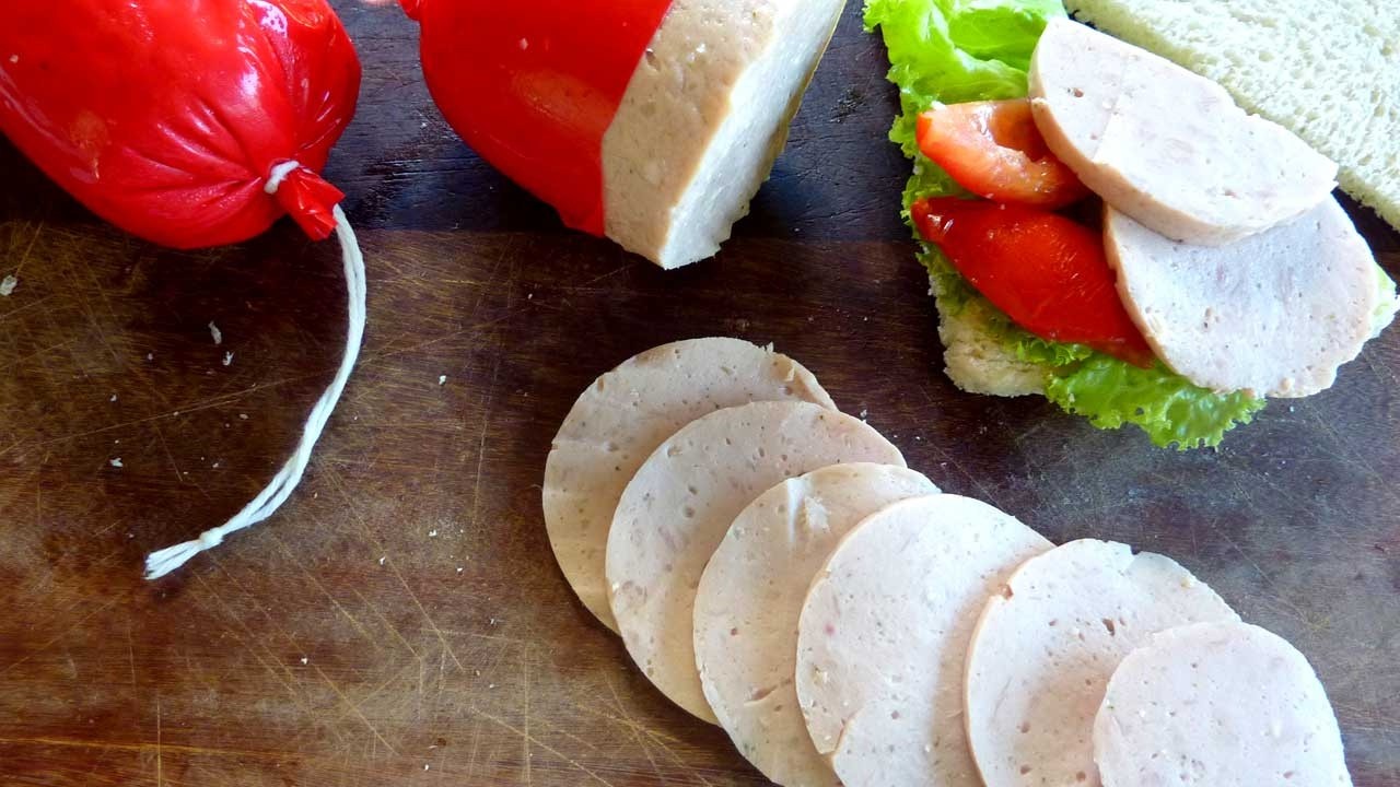 Receita de MORTADELA DE FRANGO