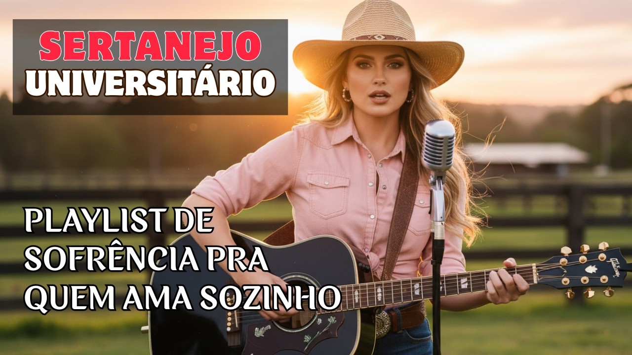 SERTANEJO ROMÂNTICO UNIVERSITÁRIO | Playlist de Sofrência pra Quem Ama Sozinho