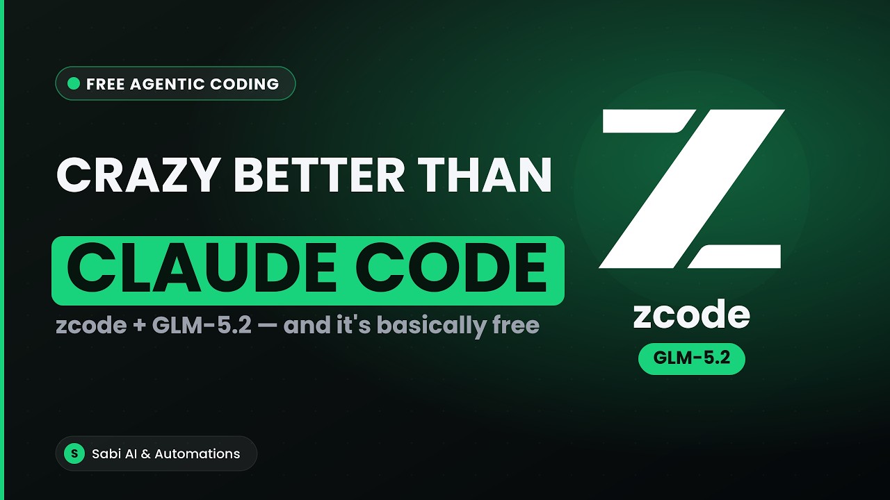 zcode + GLM-5.2 is CRAZY good &mdash; Better Than Claude Code? (and basically free)