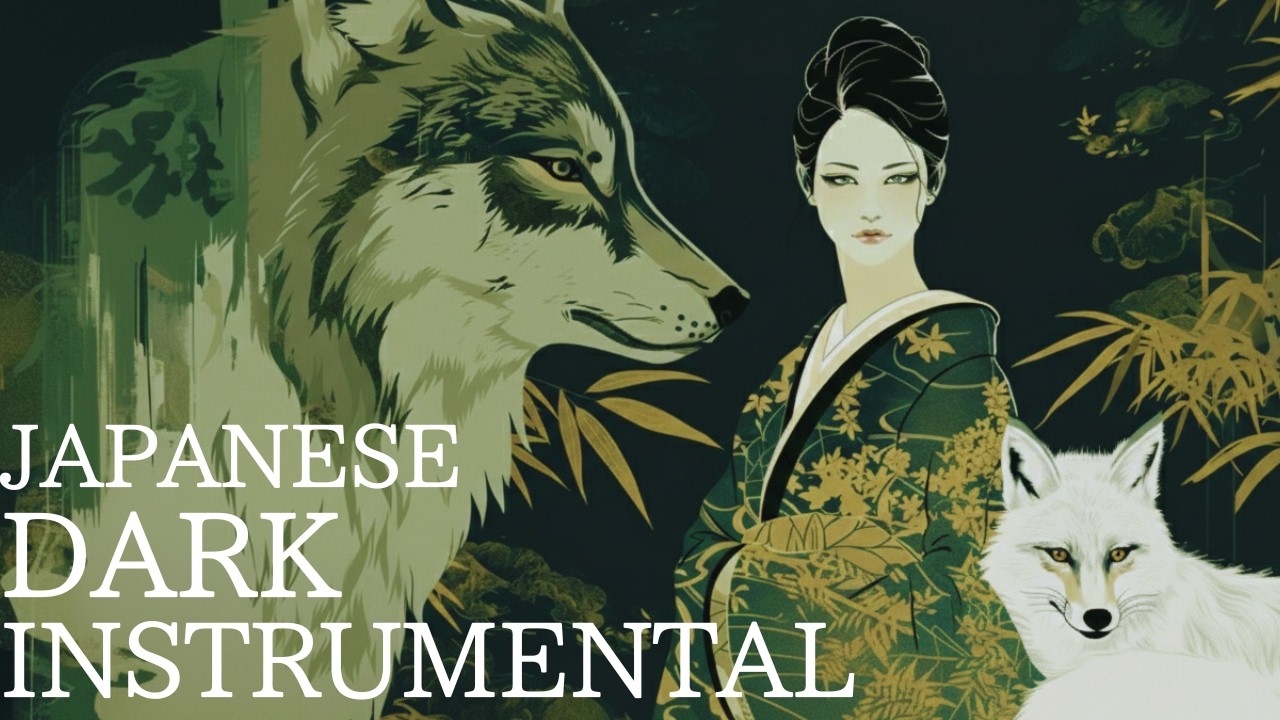 Dark Japanese Music for Deep Focus & Work - Koto Shakuhachi 双狼の夜