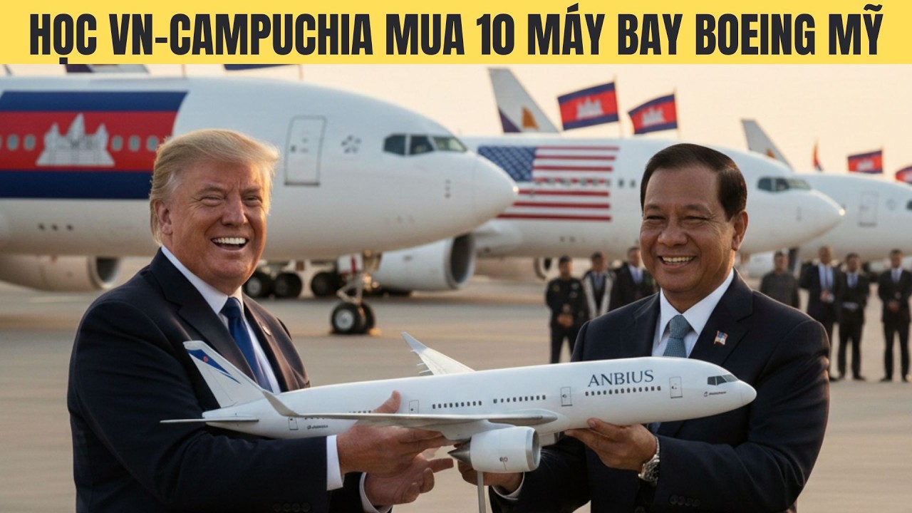Campuchia học theo đường lối Cộng Sản VN mua hẳn 10 chiếc Boeing Mỹ