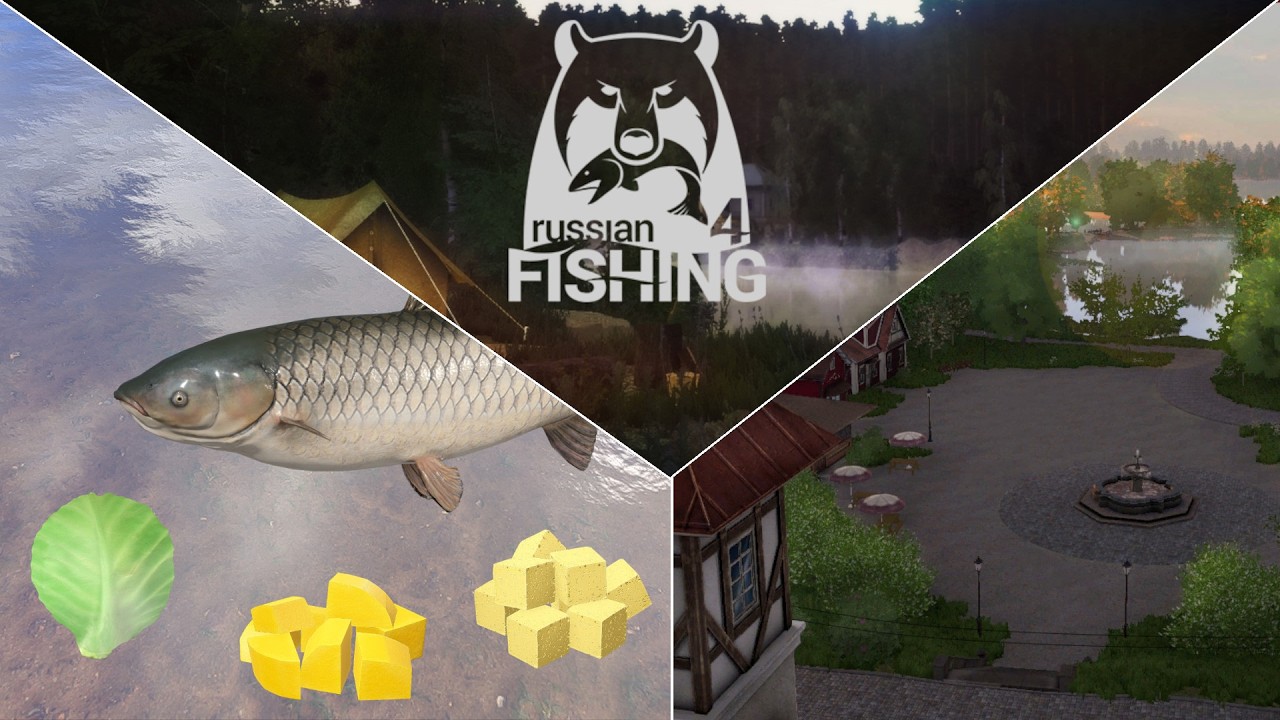 Weißer Amur am Berni - Ehrenfischer Bernstein-See | Russian Fishing 4