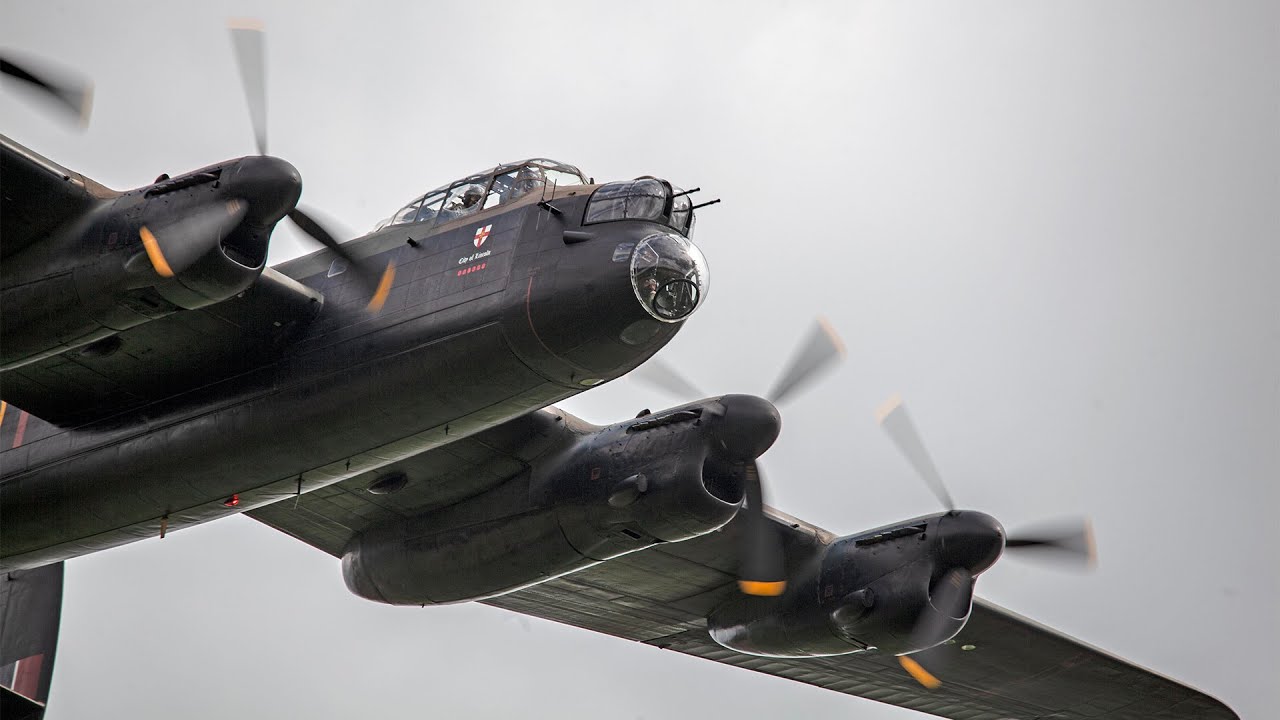 Avro Lancaster BBMF PA474  In flight Part 2