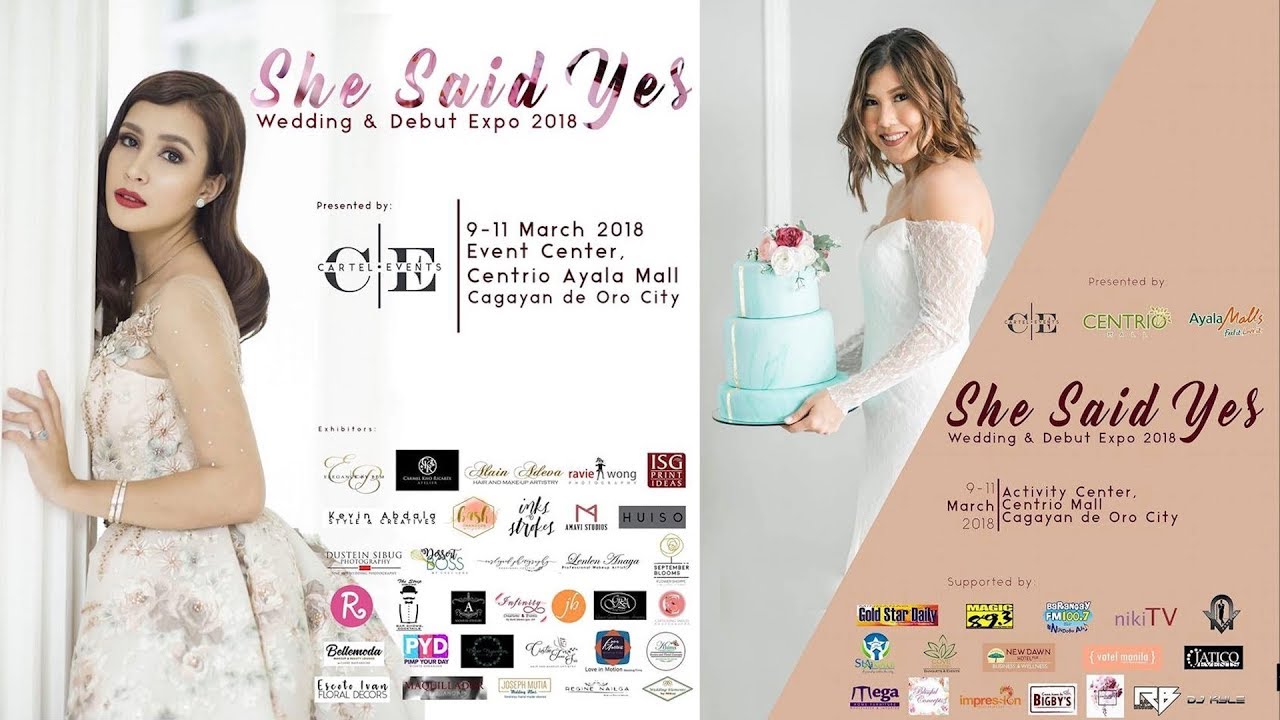 She Said Wedding & Debut Expo 2018 Centrio Cagayan de Oro 2018