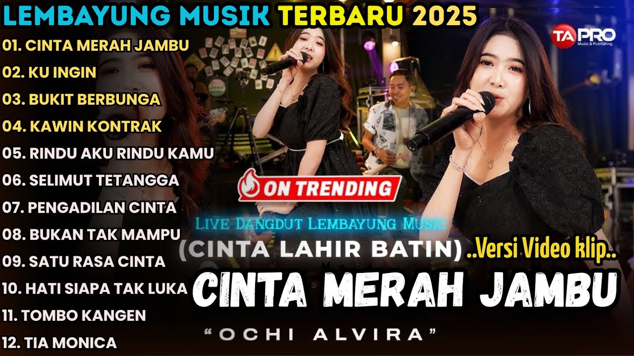 CINTA MERAH JAMBU - KU INGIN - BUKIT BERBUNGA - LEMBAYUNG MUSIK FULL ALBUM TERBARU 2025 || SHINTA
