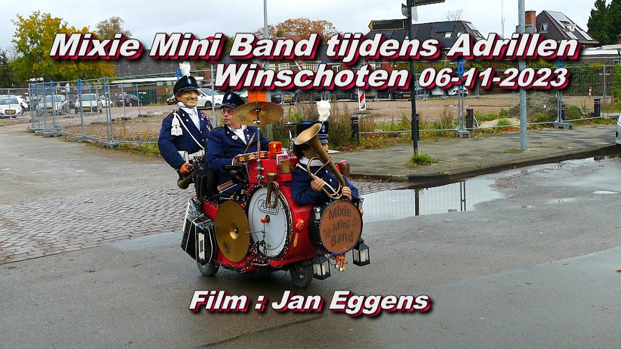 Mixie Mini Band tijdens Adrillen Winschoten 06 11 2023