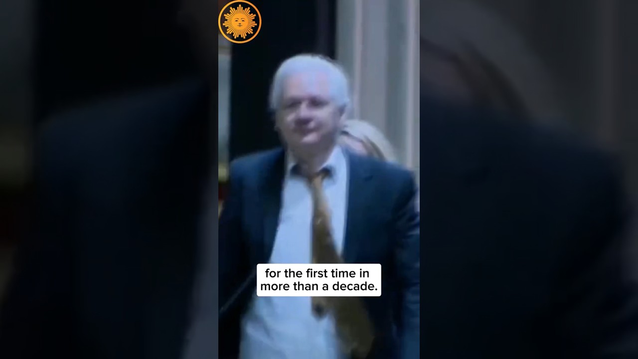 Julian Assange released after espionage charge plea deal #shorts
