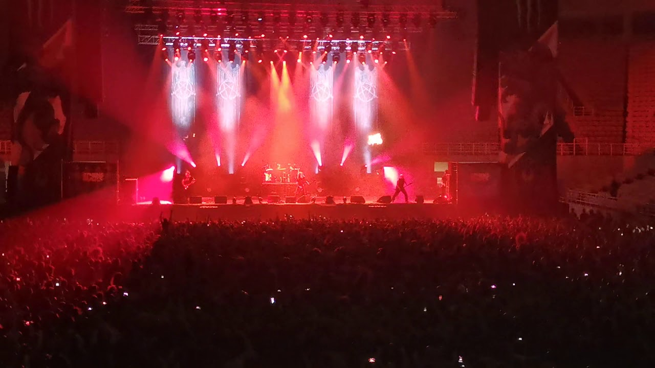 Slayer Raining blood + Black Magic live in Athens 2019