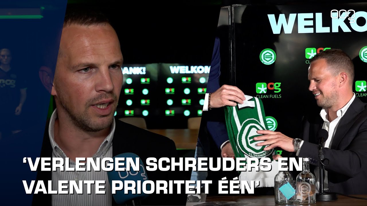Frank van Mosselveld gepresenteerd bij FC Groningen