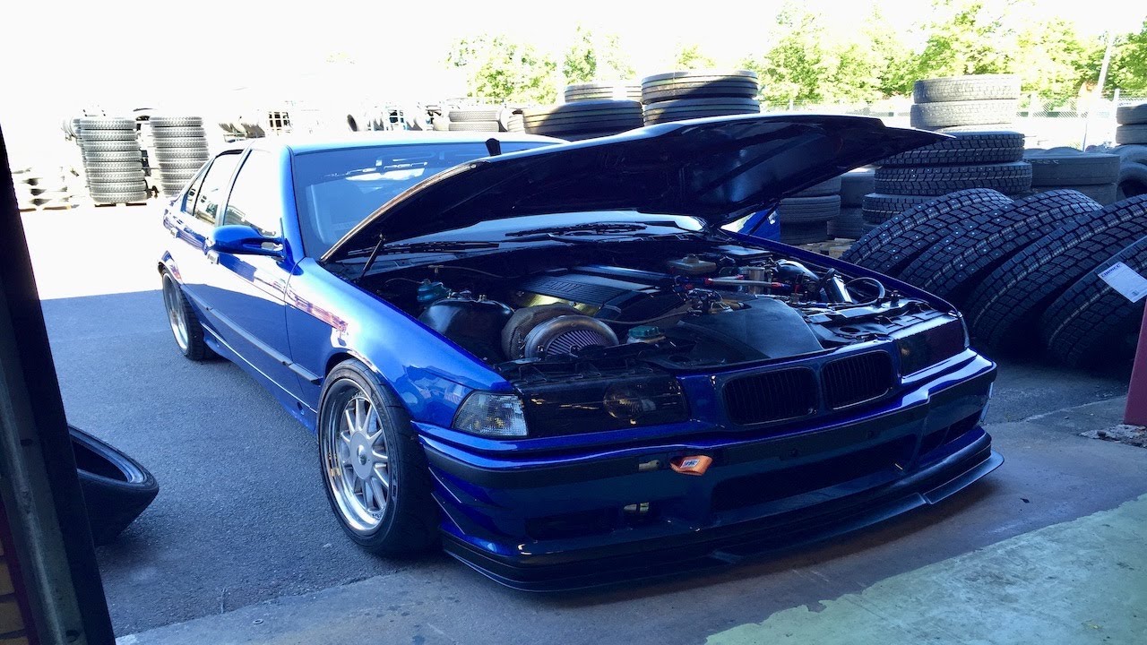 E36 Turbo 1000hp (testrun on low boost map)