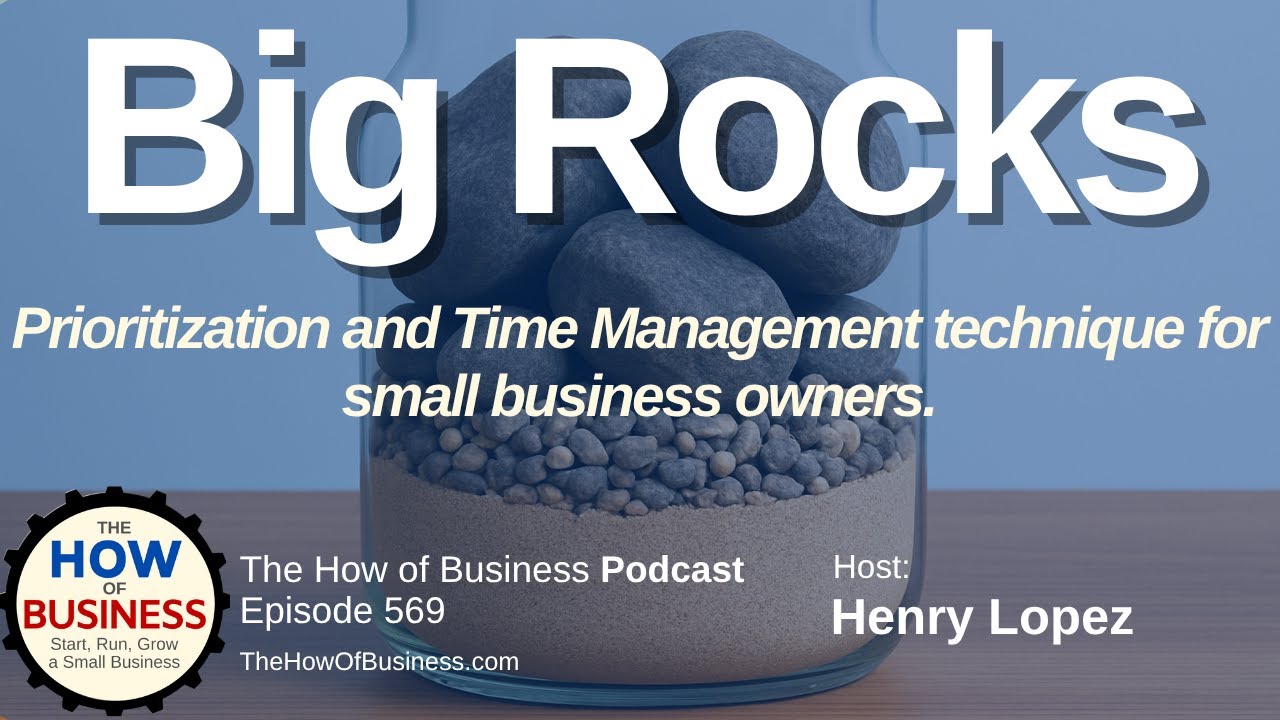 Big Rocks - Prioritization & Time Management Technique