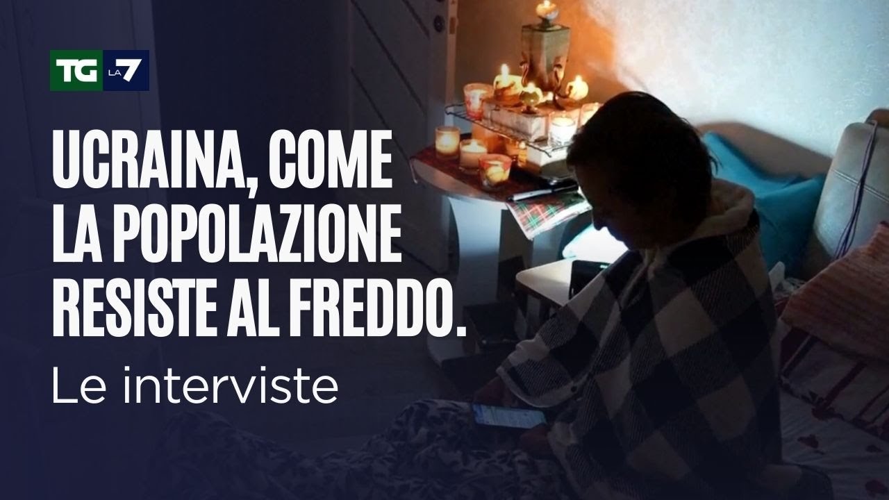 Ucraina, ecco come la popolazione resiste al freddo, le interviste