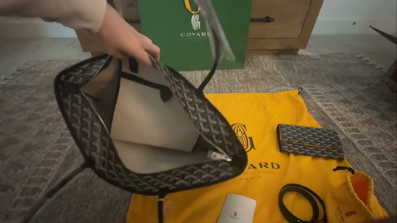 Unboxing Goyard Artois MM with Varenne Continental Wallet